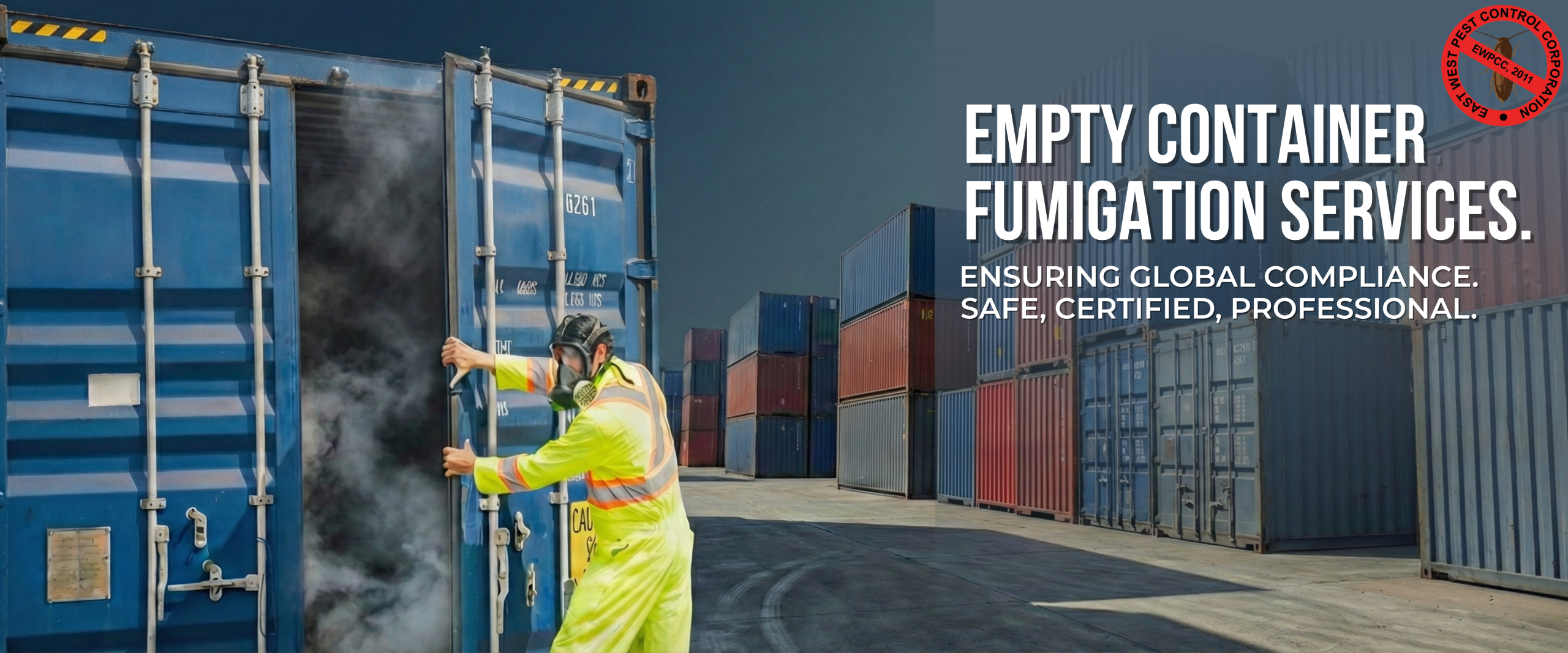 EMPTY CONTAINER FUMIGATION SERVICES.